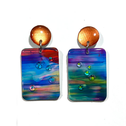 EXTRA bronz & kék 5758