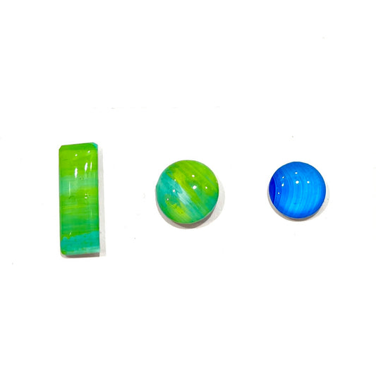 COLOR lime & kék 5686