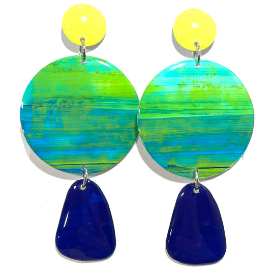 COLOR lime & kék