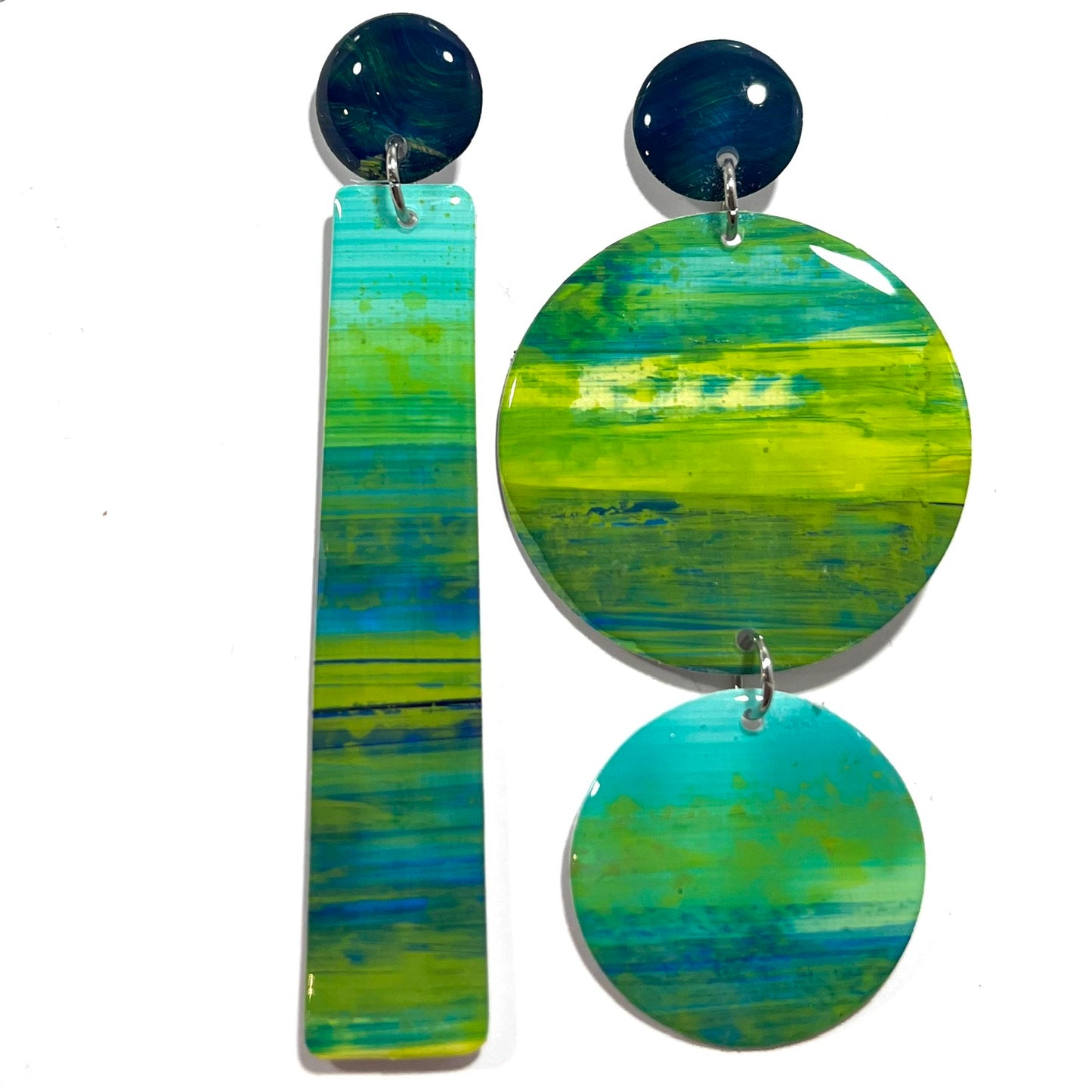 COLOR kék & lime 5693