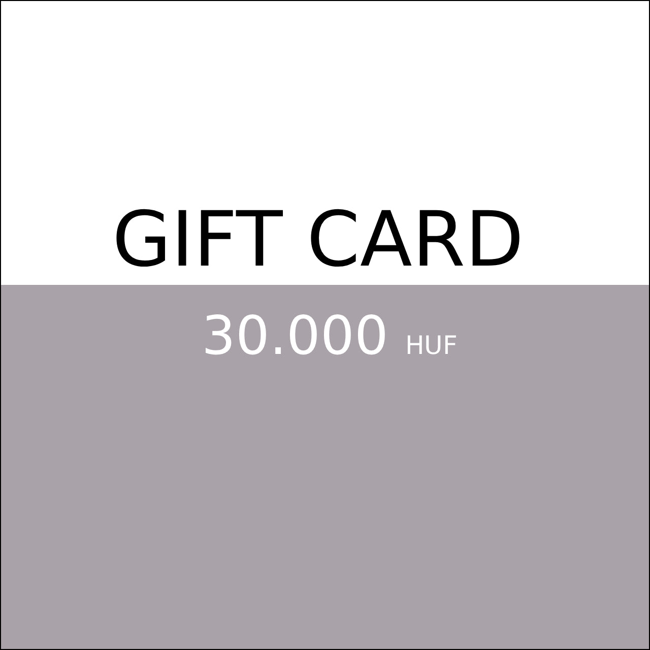 GIFT CARD